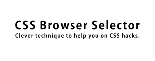 CSS Browser Selector