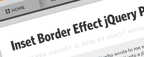 Inset Border Effectのサムネイル